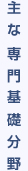主な専門基礎分野